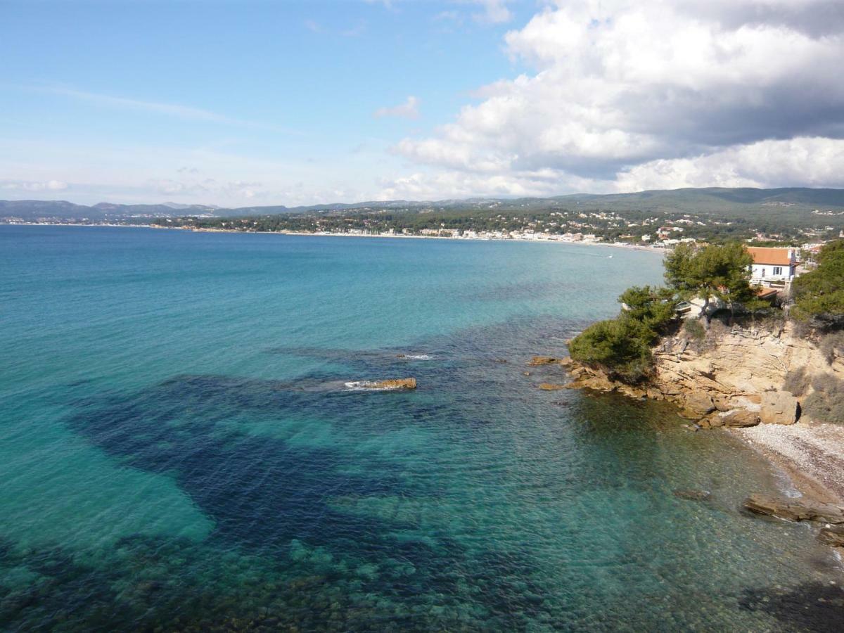 Les Palmiers Apartment Saint-Cyr-sur-Mer Bagian luar foto